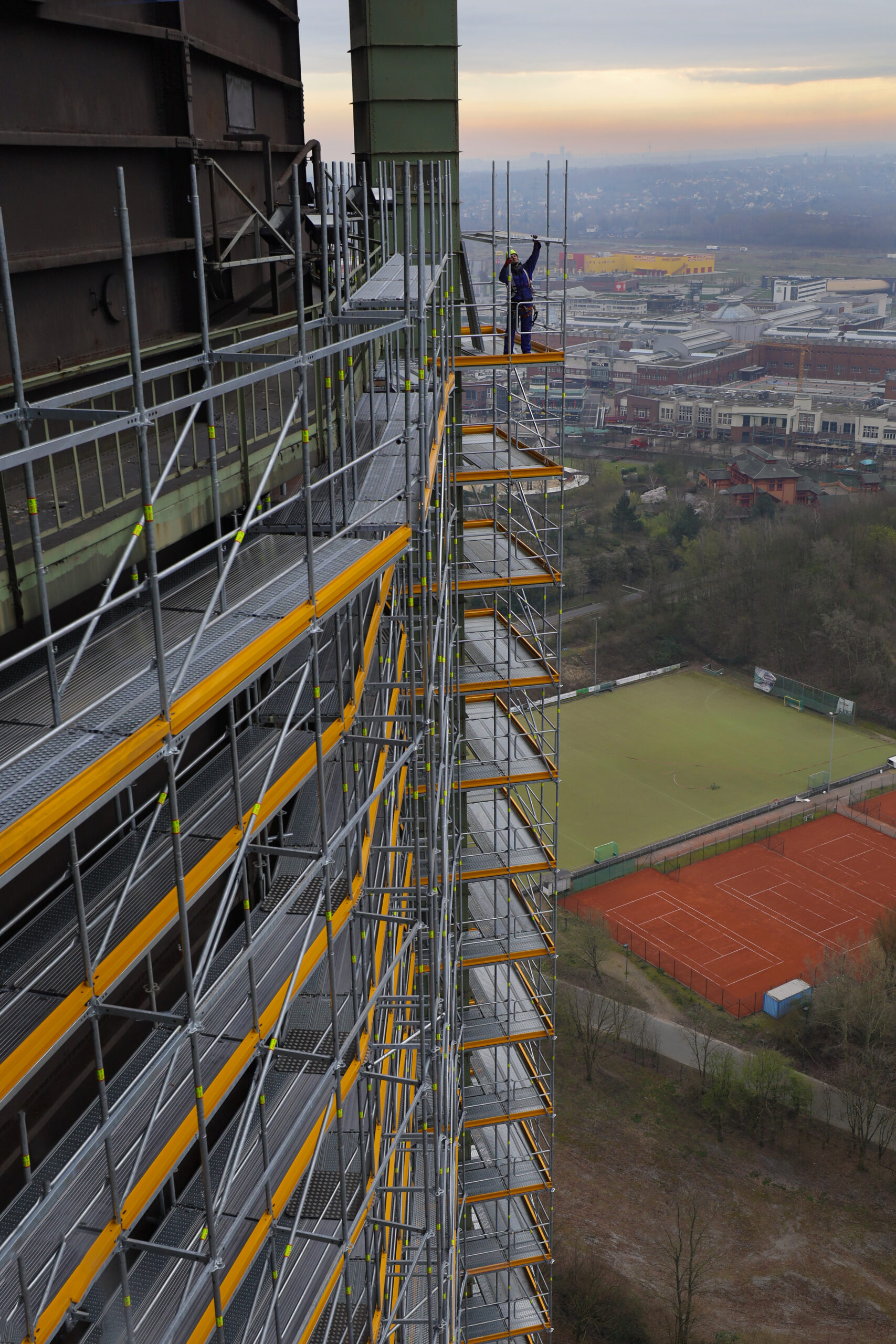 Der Gasometer Oberhausen ist die höchste Ausstellungs- und Veranstaltungshalle Europas.