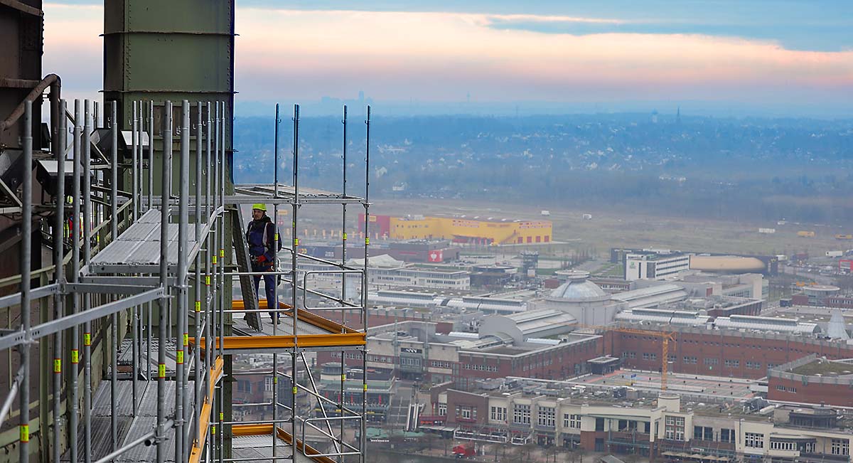 Der Gasometer ist in die Europäischen Route der Industriekultur (ERIH) eingebunden.